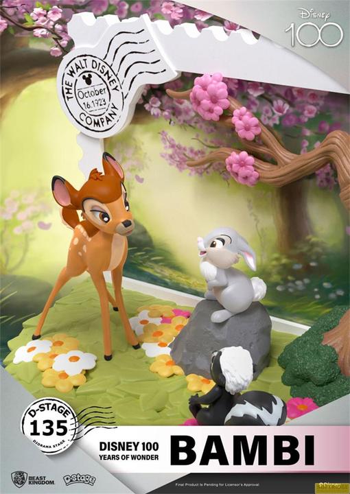 Produktbild Beast Kingdom Disney 100th Anniversary D-Stage PVC Diorama Bambi 12 cm