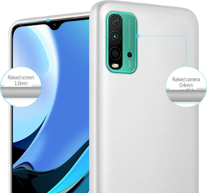Actual product image Cadorabo TPU Matt Metallic Sleeve (Xiaomi Redmi 9T, Xiaomi Poco M3)