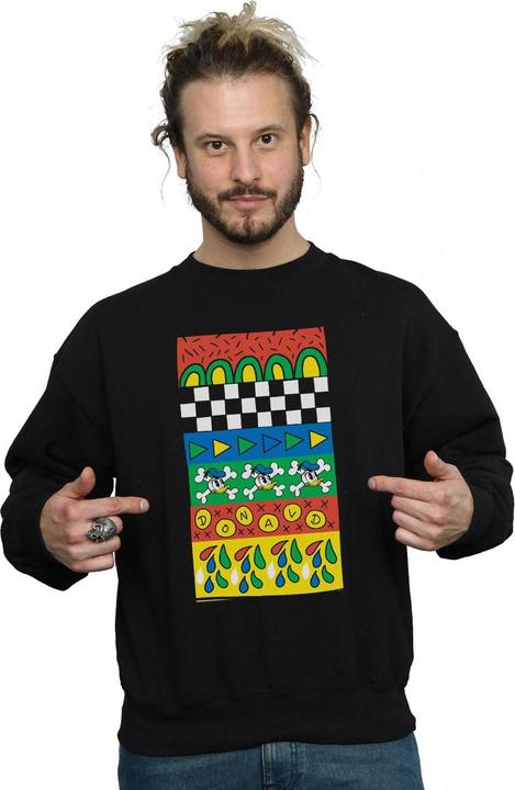 Image du produit Disney - Sweat DONALD DUCK VINTAGE PATTERN - Homme (XL)