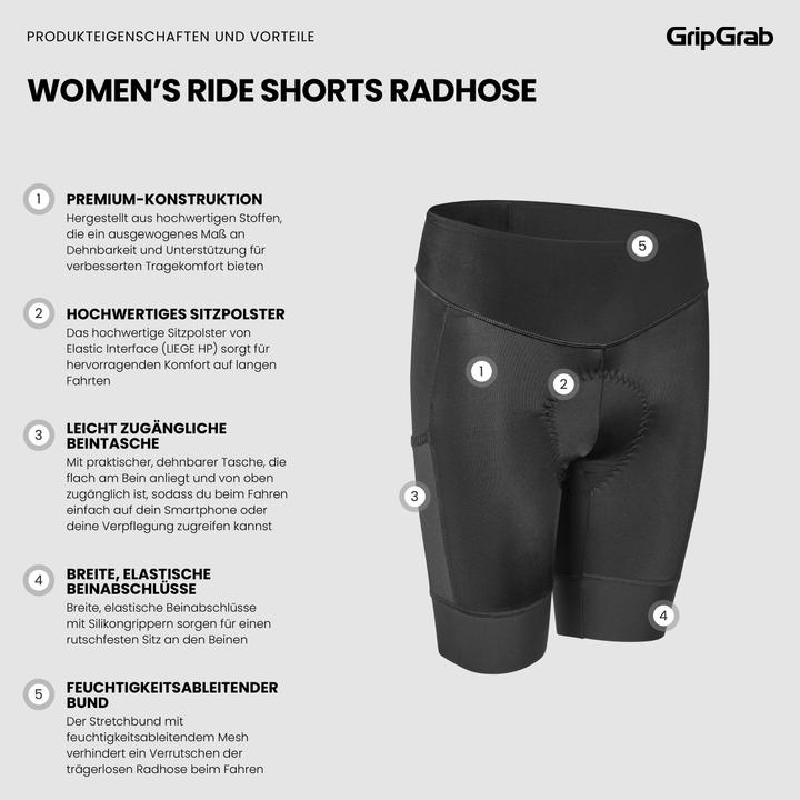 Immagine prodotto GripGrab I pantaloncini essenziali di W (S)