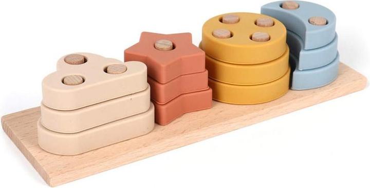 Immagine prodotto The Toy Company Pädagogisches Spielzeug aus Holz, Stapelspielzeug