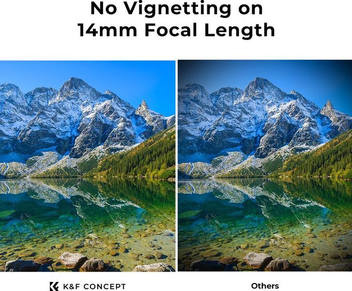 Actual product image K&F Concept 67MM Circular Polarizer Lens Filter Ultra-Slim 18 Multi-Layer Coatings (C Series) (67 mm, Polarizing filter)