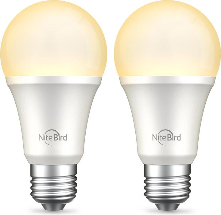 Actual product image Nitebird WB2 Smart Lighting Intelligent Light Bulb (E26, 8 W, F)