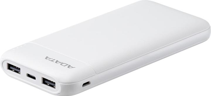 Image du produit Adata POWER BANK USB 10000MAH BLANC/PC100-14WH (10000 mAh, 20 W, 37 Wh)
