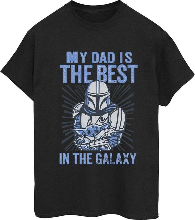 Immagine prodotto Star Wars Mandalorian Best Dad Maglietta Ampia Donna (XXL)