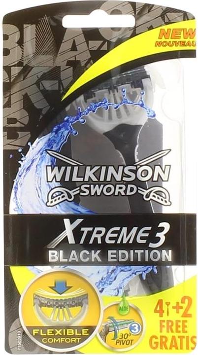 Wilkinson R G & Extreme Activ 3, Rasiermesser, 4 + 2 Teile