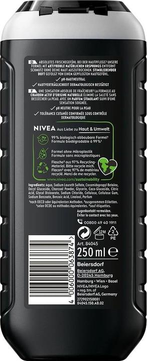 Image du produit NIVEA Men Pflegedusche Active Clean (n) 250 ml (250 ml)