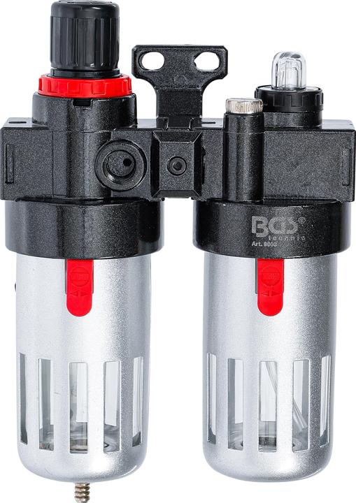 Immagine prodotto BGS Unità di filtraggio e lubrificazione dell'aria compressa con regolatore di pressione
