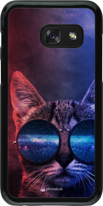 Image du produit PhoneLook Coque Red Blue Cat Glasses (Samsung Galaxy A3 (2017))