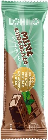 Actual product image Lohilo MintChoc HiProtein Soft (Mint, Dark chocolate, 1 pcs., 55 g)