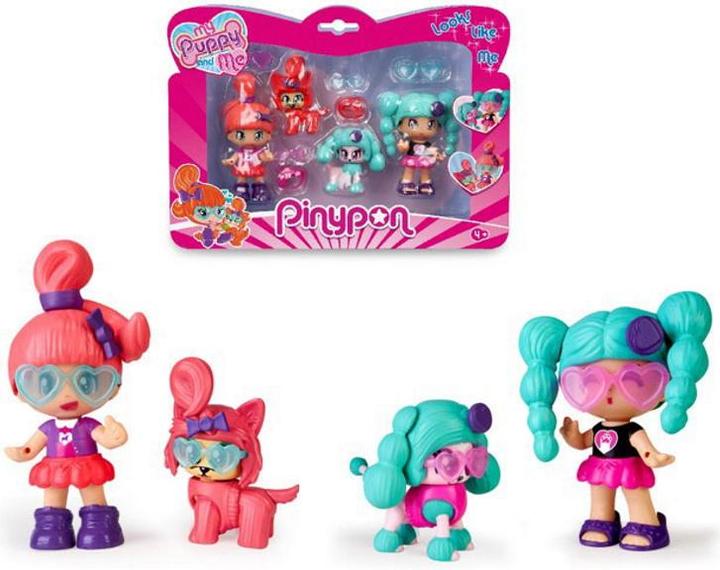 Image du produit GP Toys 4 Figurines Pinypon My Puppy And Me