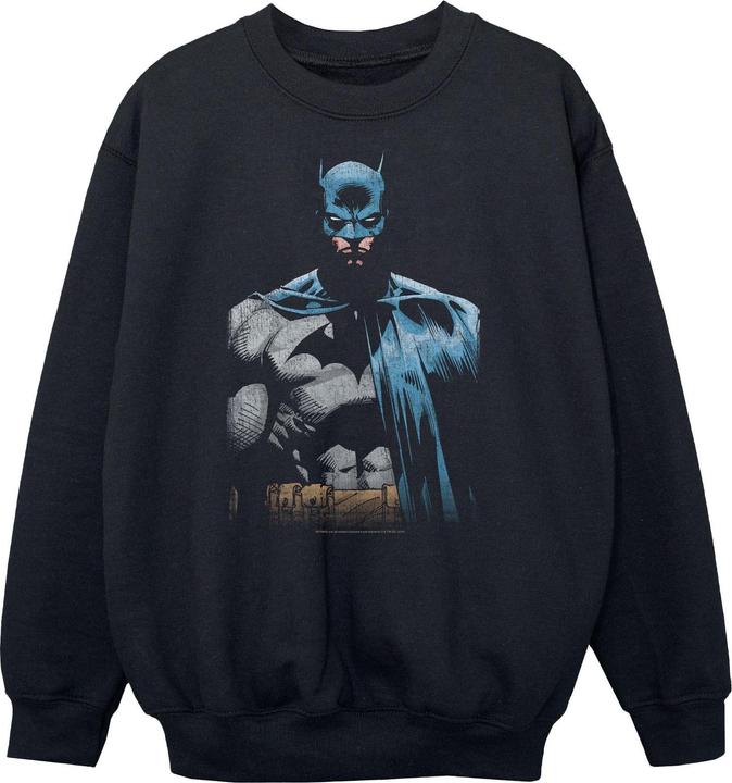Actual product image Batman Boys Close Up Cotton Sweatshirt (140, 146)