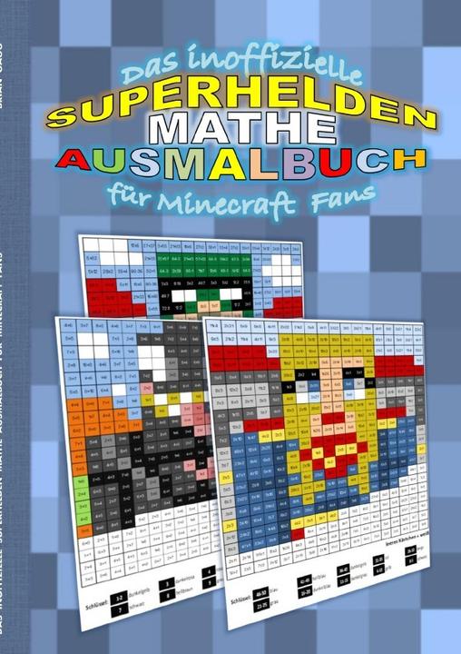 Immagine prodotto Das inoffizielle SUPERHELDEN MATHE AUSMALBUCH für MINECRAFT Fans