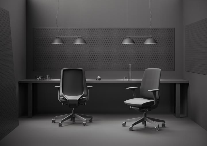 Actual product image Profim LightUp 250S office chair with mesh backrest black