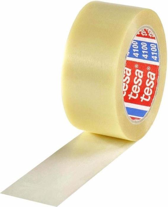 Actual product image Beiersdorf Pakketape Tesa 4100, PVC, 50 mm x 66 m, clear (50 mm)