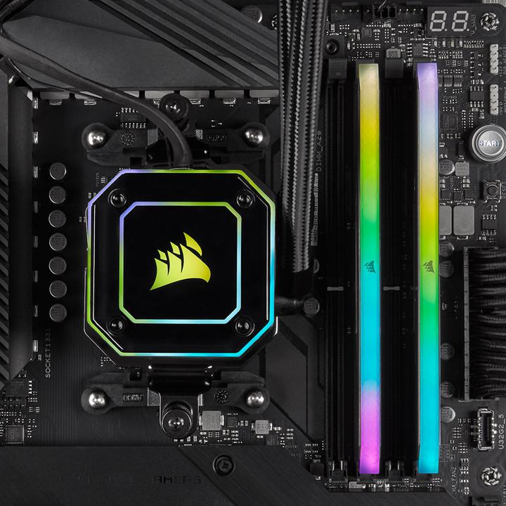 Actual product image Corsair Vengeance RGB RT (2 x 16GB, 3200 MHz, DDR4-RAM, DIMM)