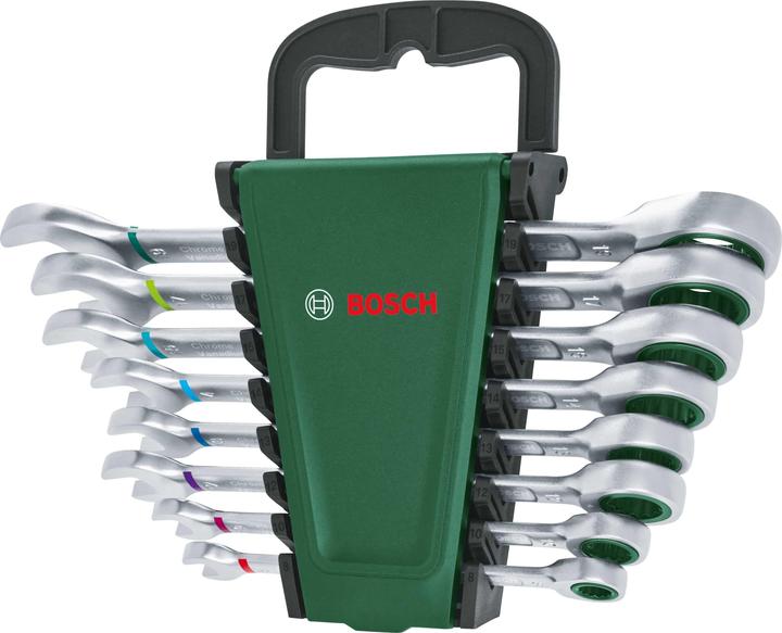 Produktbild Bosch Home & Garden Schraubenschlüssel mit Ratsche Set 8-teilig
