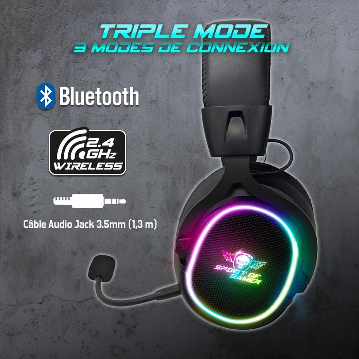 Actual product image Spirit Of Gamer SOG XPERT H1200 - Headset Kabelloses, FÃ¼r Konsolen und PC (Wireless)