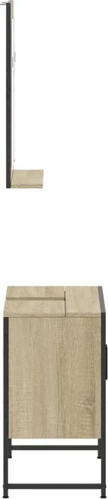 Actual product image VidaXL 2-piece bathroom furniture set