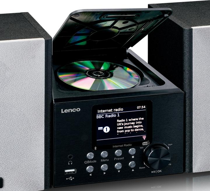 Image du produit Lenco MC-250 (Bluetooth, Lecteur de CD, 1x 12 W)