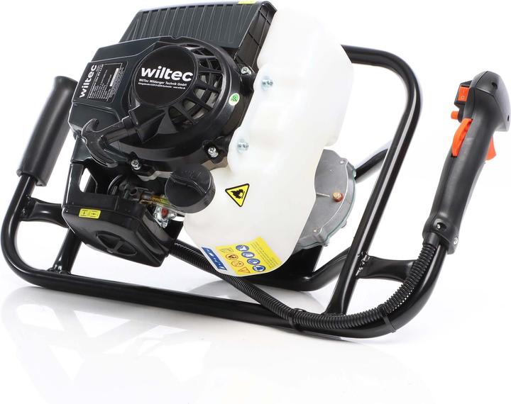 Image du produit Wiltec Tarière thermique Essence 3 CV 2,2kW 63cc Outil pour Perçage de sol et Matériaux Foreuse à moteur