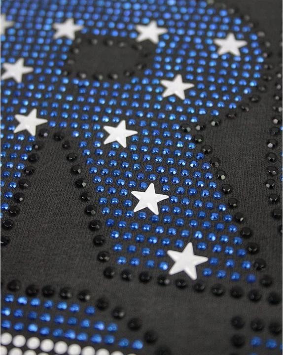 Produktbild Amplified RunDMCTanktop mit USAFlaggenDesign und Schmucksteinen (S)