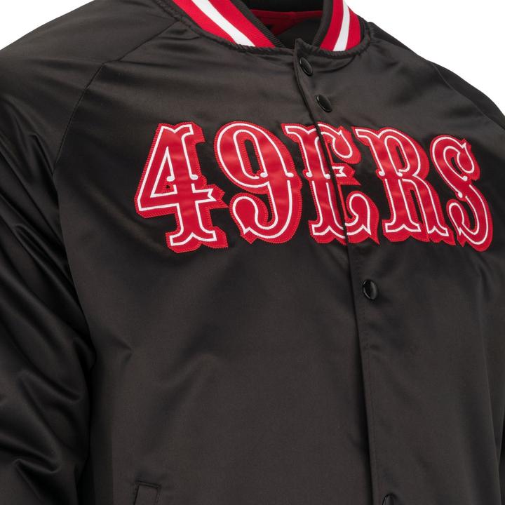 Image du produit Mitchell & Ness M&N Lightweight Satin Varsity Veste - San Francisco 49ers (M)