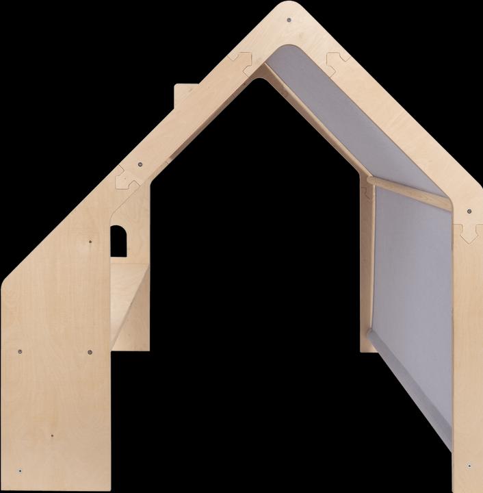 Activity Board Holzhaus mit blauem Dach