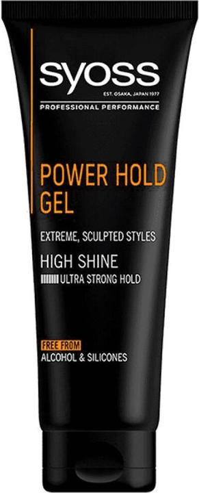 Actual product image Syoss Sysoss Professional Performance Power Hold Gel 250 ml (Hair gel, 250 ml)