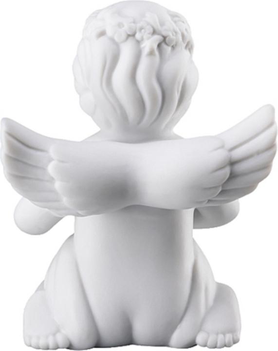Produktbild Rosenthal Engel mittel - Weiss matt - Engel mit Blumenkranz