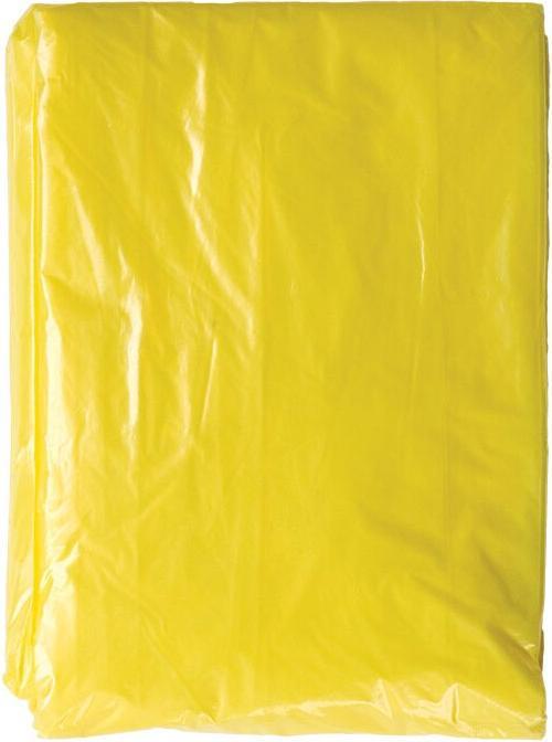 Actual product image Korntex Disposable Children's Rain Poncho yellow