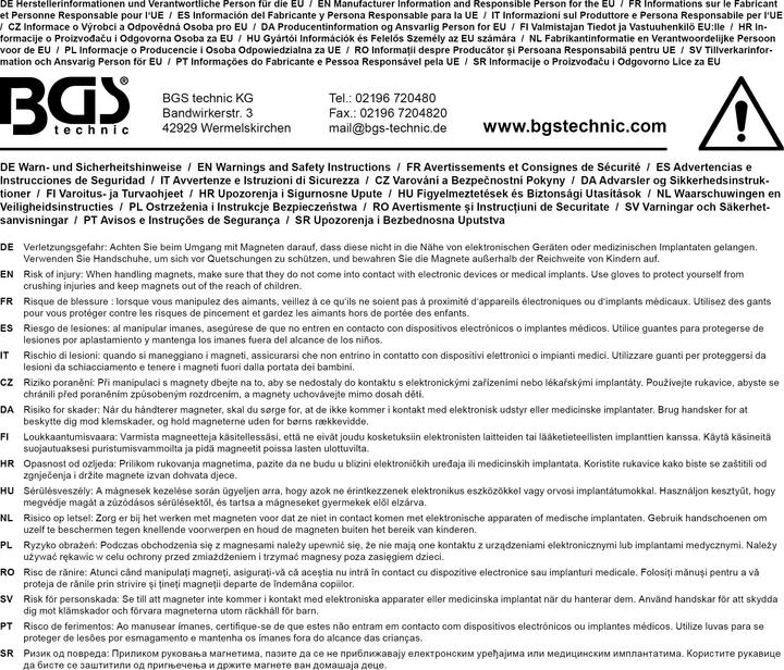 Image du produit BGS Kit d'aimants (4 x)