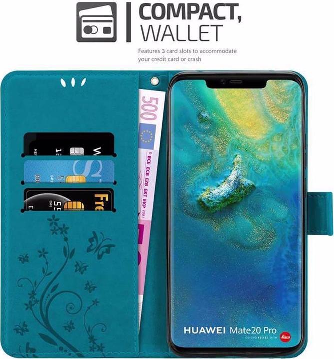 Produktbild Cadorabo Flower Book Cover (Huawei Mate 20 Pro)