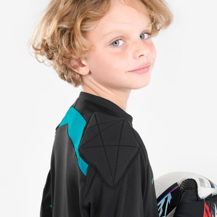 Produktbild Kipsta Kinder Fussball Torwarttrikot - F100 schwarz (6, 7, 8)