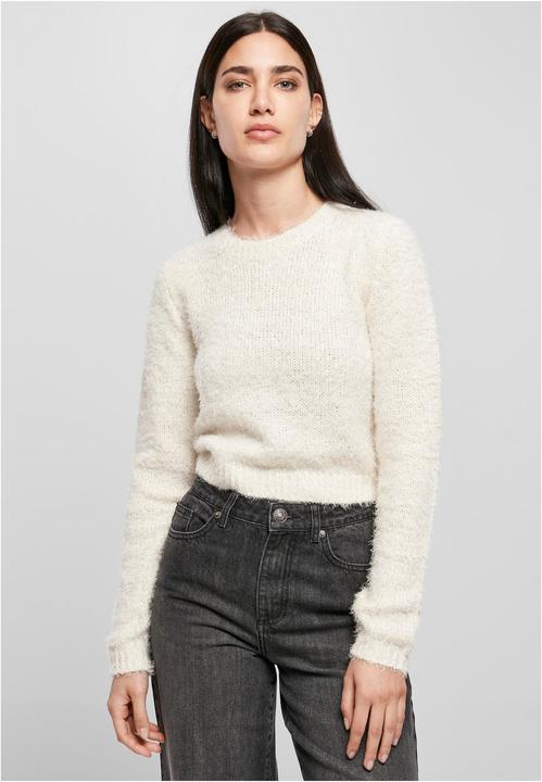 Produktbild Urban Classics Ladies Cropped Feather Sweater (5XL)