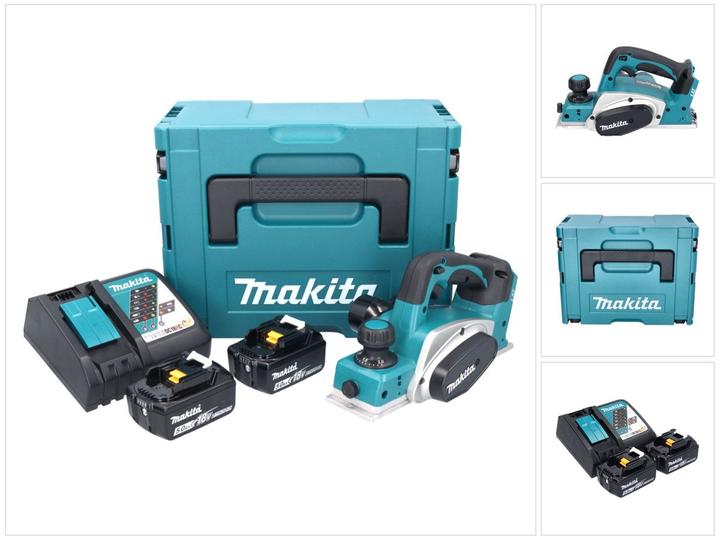 Produktbild Makita 18V Akku-Hobel 82mm DKP180RTJ