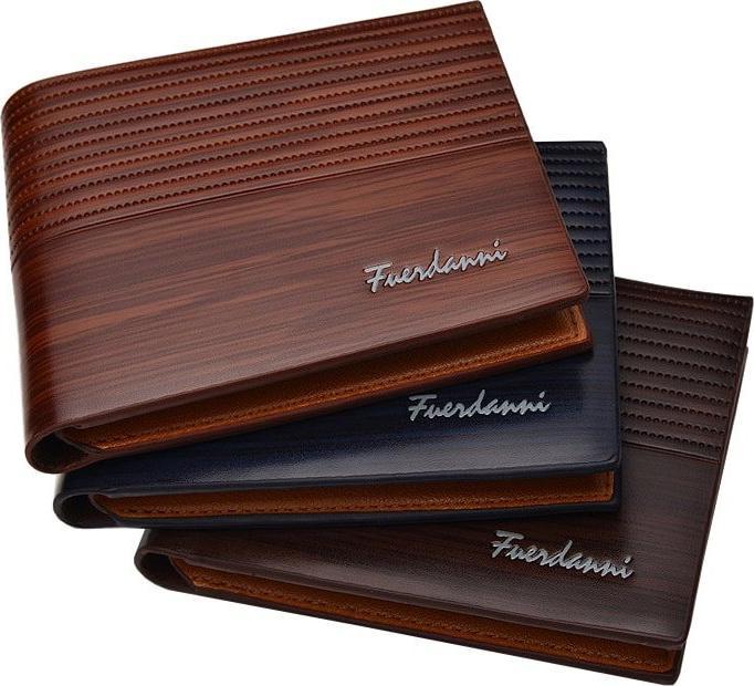 Image du produit JTI Porte-monnaie de luxe - cuir PU - marron clair