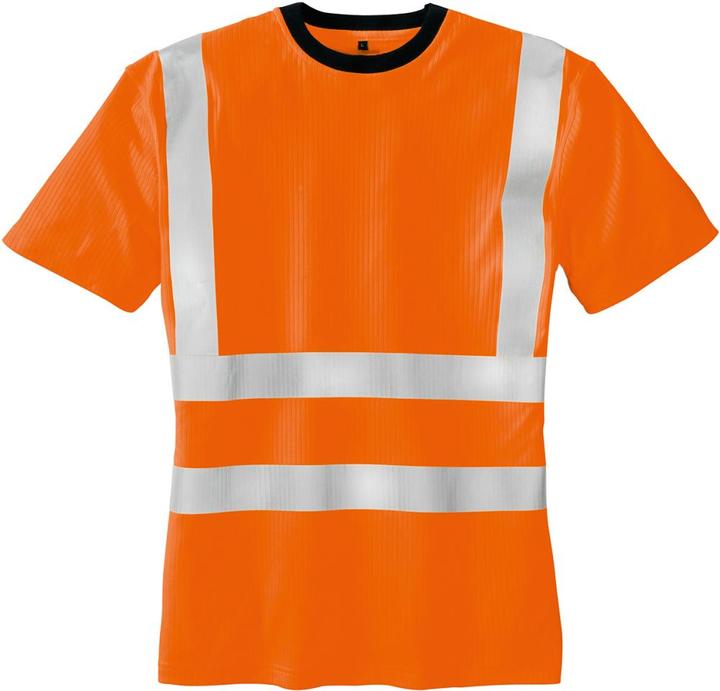 Texxor unisex high visibility shirt HOOGE orange size L