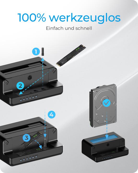 Image du produit Icy Box IB-2914MSCL-C31 (2.5", 3.5", M.2)