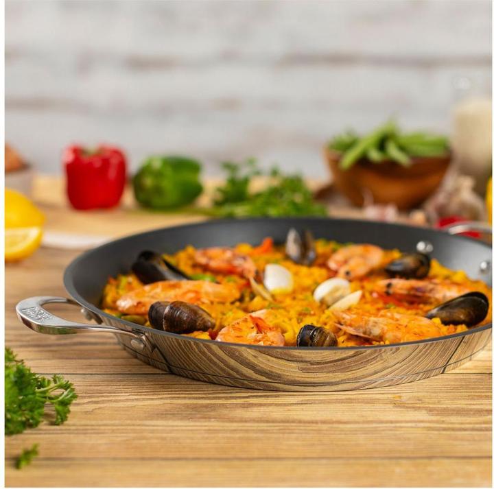 Actual product image Kuhn Rikon All-round paella pan (36 cm, Paella pan, Stainless steel)