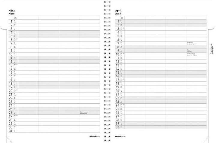 Actual product image Agenda Edition light Spiral Flex (23 x 30.5 cm, German, French)