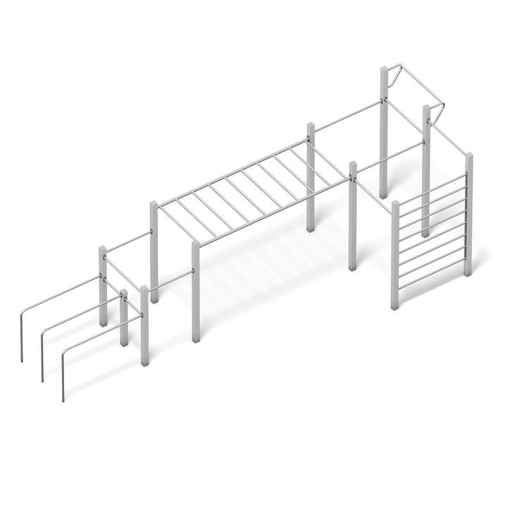 Produktbild Playparc Calisthenics-Station “Hyper Crazy-Bars”