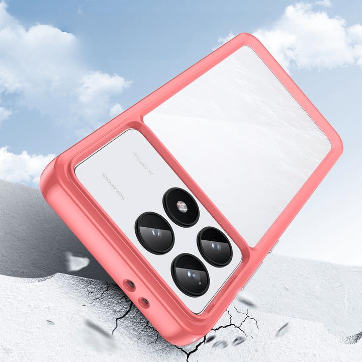Actual product image Cover-Discount Xiaomi Poco F6 Pro - Protective acrylic mobile phone case with raised edge (Xiaomi Poco F6 Pro)