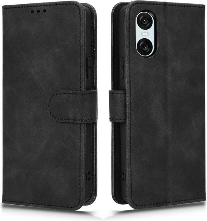 Actual product image Cover-Discount Sony Xperia 10 VI - Suede look case in vintage design (Sony Xperia 10 VI)