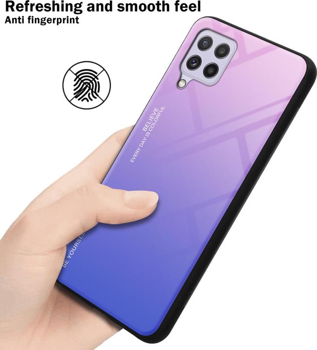 Actual product image Cadorabo TPU 2 colors glass envelope (Samsung Galaxy M22, Samsung Galaxy A22, Samsung Galaxy A32)