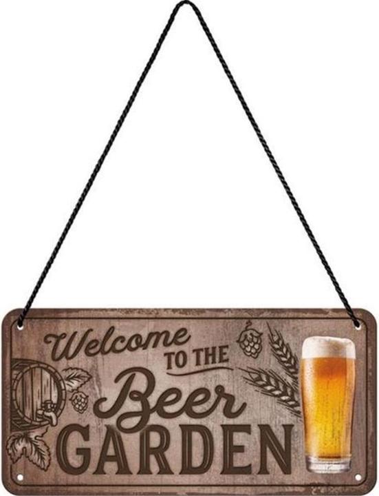 Actual product image Nostalgic-Art Merchandising Sign Genius at Work 20 x 10 cm, metal (20 x 10 cm)