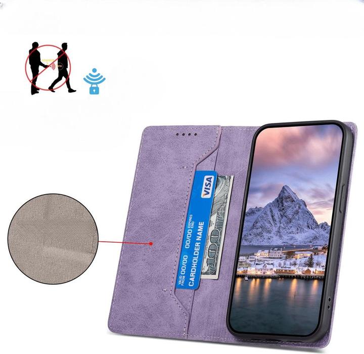 Immagine prodotto Cover-Discount Coprire con il blocco RFID viola (Samsung Galaxy S24)