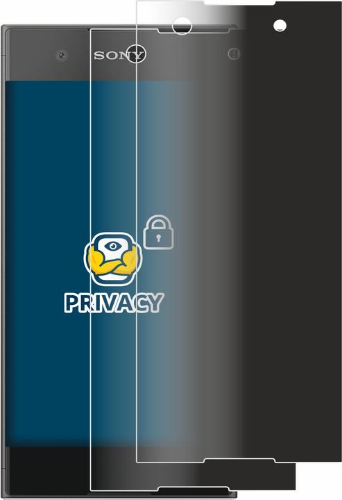 Produktbild BROTECT Sichtschutzfolie Anti-Spy Privacy Folie Blaulicht-Schutz (2 Stück, Sony Xperia XA1)