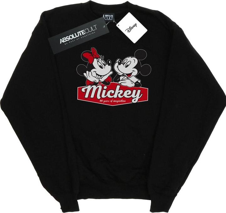 Actual product image Disney Mens Mickie And Minnie 90 Years Sweatshirt (XL)