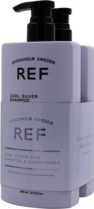 Ref. REF Cool Silver Duo Set 600ml (600 ml, Silbershampoo)